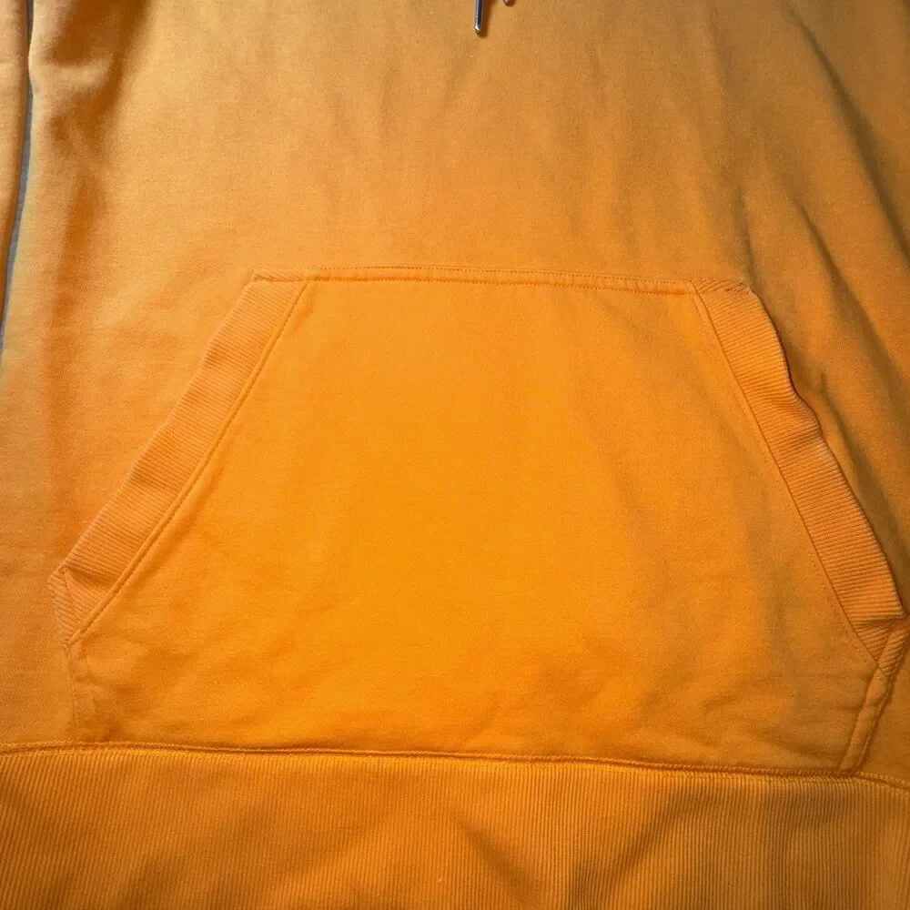 Mens Under Armour UA Storm Size Med Orange Loose Fit Pullover Hoodie Sweatshirt